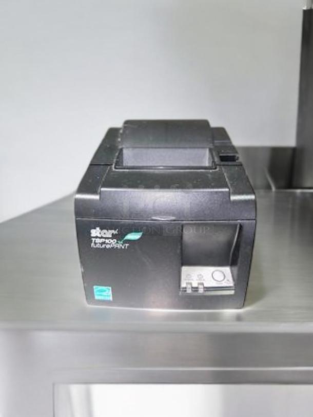 Star Micronics TSP100III thermal receipt printer, black, in outstanding condition, fully tested and working.