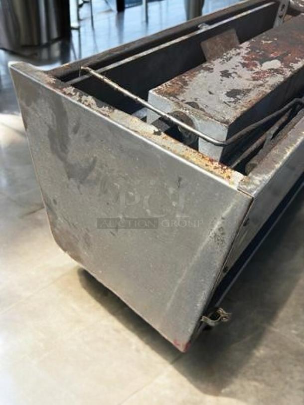 Jade Range 36” gas cheese melter, stainless steel, natural gas, visible wear, tested and working, commercial use.