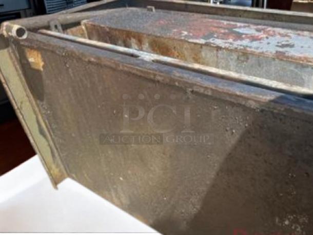 Jade Range 36" Gas Cheese Melter, used condition, commercial-grade, natural gas, model shown with visible wear.