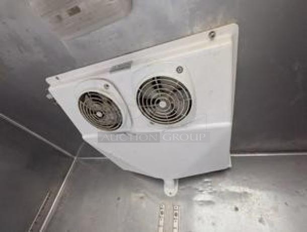 Everest ESR2 49" Reach-In Refrigerator, dual solid doors, top-mounted compressor, immaculate condition, fully tested, 115V.