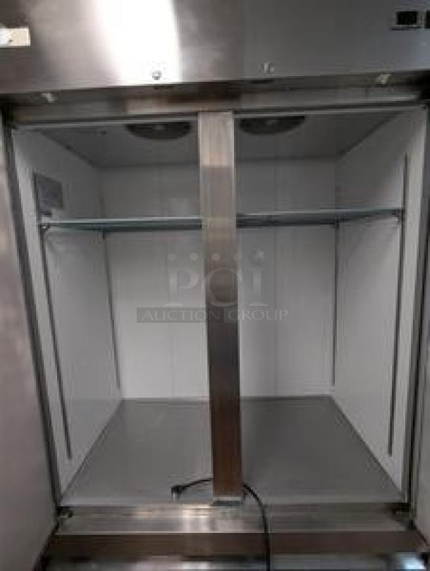 Pristine Icecasa TSS-54F-HC 54" double door reach-in freezer, stainless steel, 115V, fully tested and working.