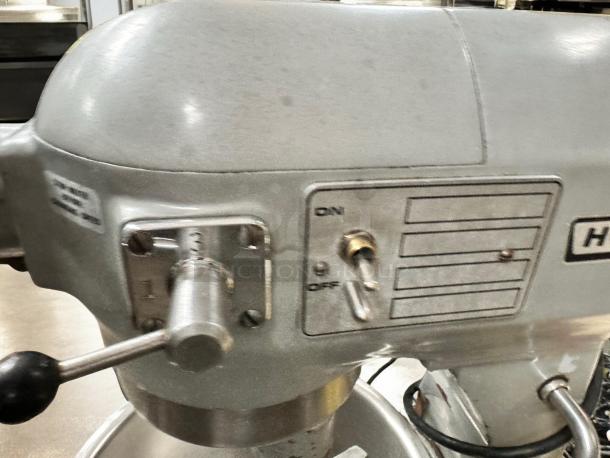Outstanding condition Hobart Planetary Mixer, bench model, 115V, tested and working. Controls and markings visible.