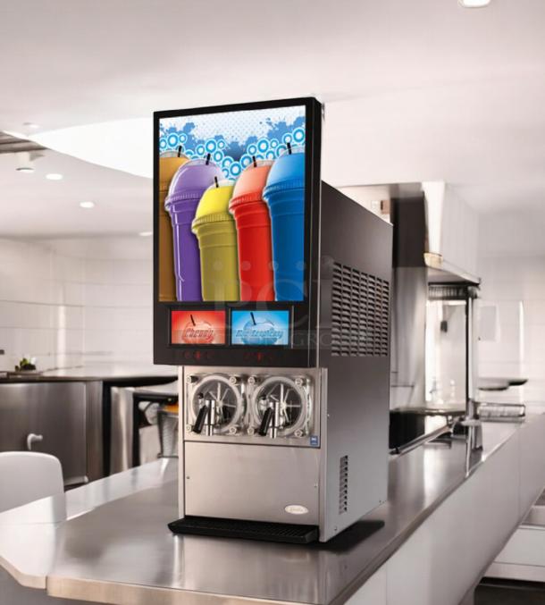 IMI Cornelius Viper 2 dual barrel frozen beverage machine in outstanding condition, 230V, fully tested and working.