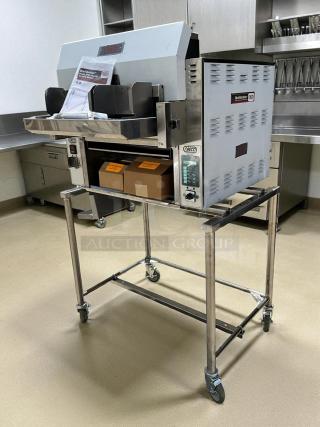 NEW IN CRATE! - Nieco JF93E Electric Broilvection automatic broiler Hamburger Ventless oven , 208volts, 3 phases - Rare Find - Item #1211918