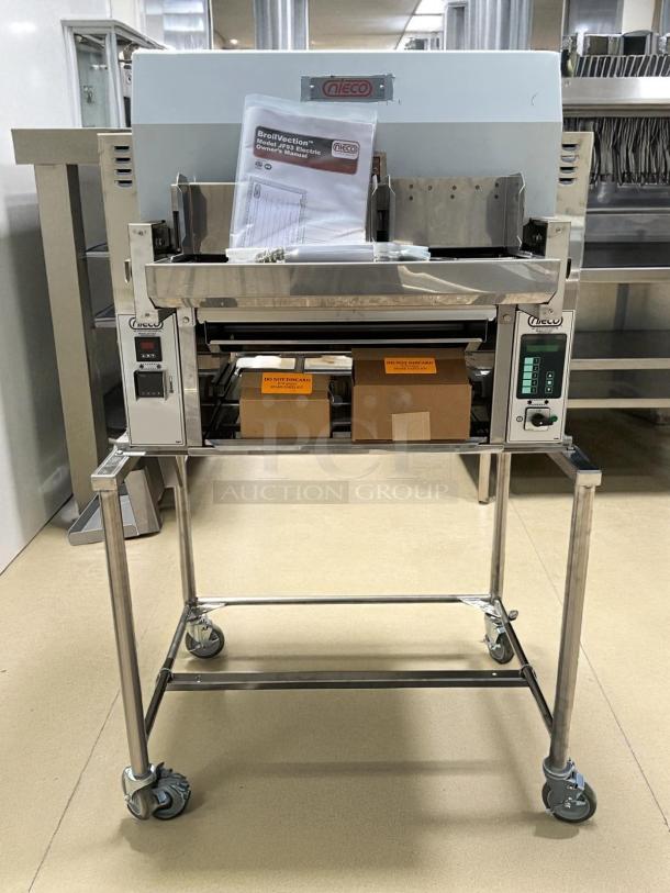 Nieco JF93E Electric Broilvection broiler, new in crate, 208V, 3-phase, includes manual, ventless design, rare find.