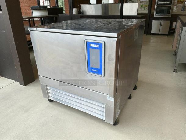Irinox MF30.2 Plus Reach-In Blast Chiller/Freezer, stainless steel, 208V, tested working, excellent condition, visible logo.