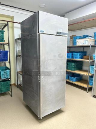 Norlake NF211SMS/0 stainless steel scientific freezer in excellent condition, tested and working, with visible brand label.