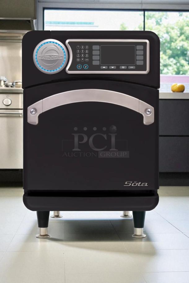 TurboChef NGO Rapid Cook Oven, excellent condition, tested and working. Features digital display and control panel.