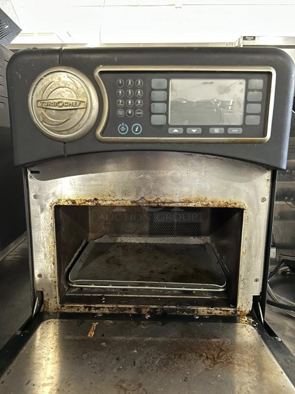 TurboChef NGO rapid cook oven in excellent condition, tested and working. Features control panel, TurboChef branding.