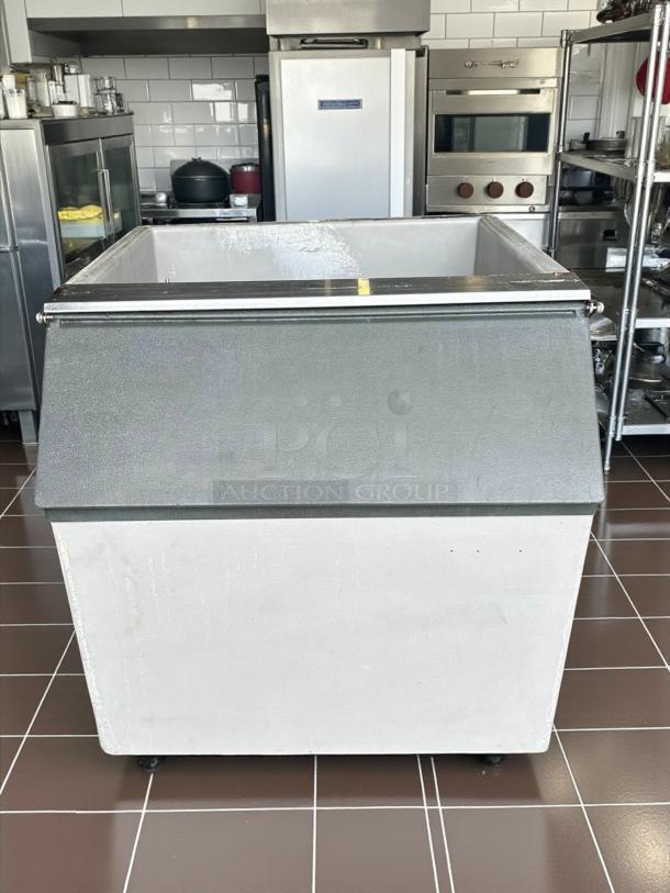 Ice-O-Matic B55PS 30" ice bin in great condition, stainless steel exterior, insulated interior. Ideal for commercial use.