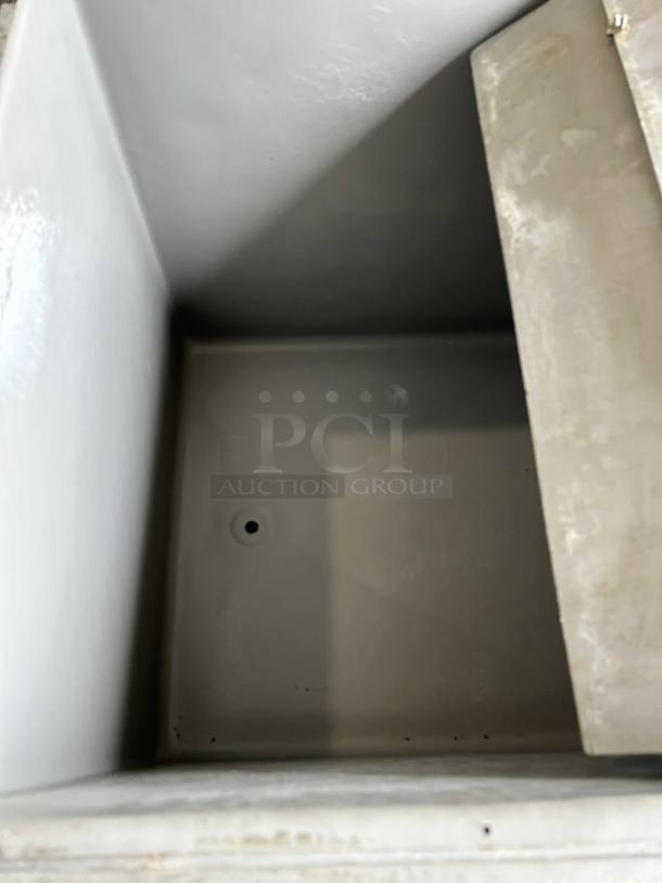 Ice-O-Matic B55PS 30" ice bin, great condition, clean interior, metal construction, ideal for commercial use.