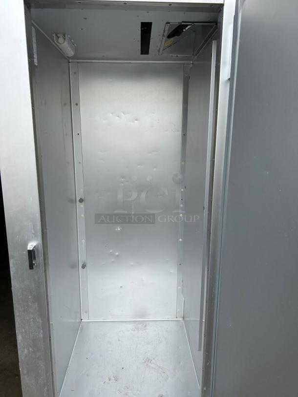 Traulsen G12010 30" Dealer's Choice Freezer, excellent condition, self-contained, tested and working, empty interior view.