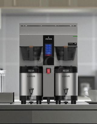 Amazing Condition – Fetco CBS-2052e – Dual Station Coffee Brewer – 208-240V – Fully Tested & Working! - Item #1212124