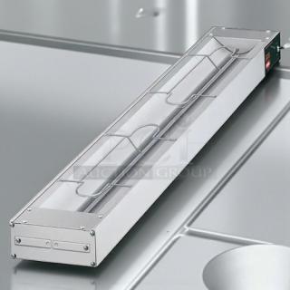 Hatco GRAH-60D Glo-Ray 60" dual infrared warmer, aluminum, 6" spacer, toggle controls, 120V, 2,800W, tested, working.