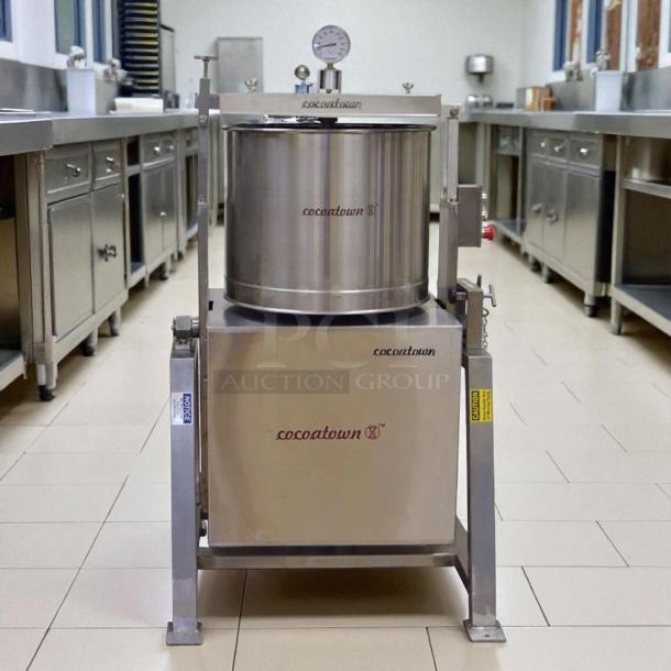 CocoaTown ALPHA100 ECGC-65E chocolate grinder, excellent condition, heavy duty, stainless steel, tested and working.