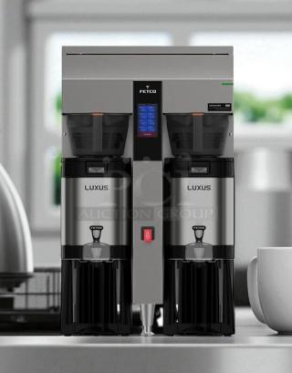 Amazing Condition – Fetco CBS-2052e – Dual Station Coffee Brewer – 208-240V – Fully Tested & Working! - Item #1212162