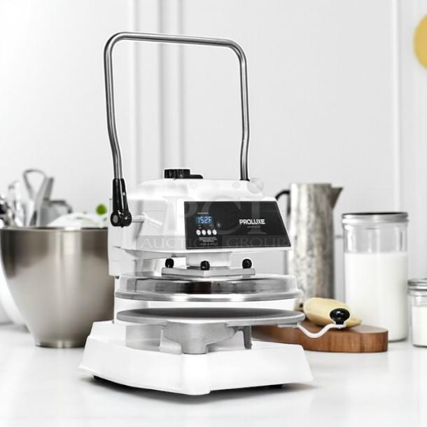 Proluxe Endurance 18" Pizza Dough Press, manual, heavy-duty, 120V, 1500W, excellent condition, tested and working.