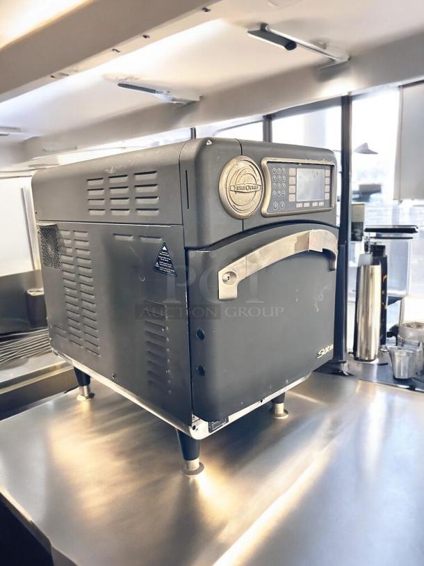 TurboChef Sōta high-speed convection oven, model NGO, outstanding condition, 208/240V, fully tested, black finish.