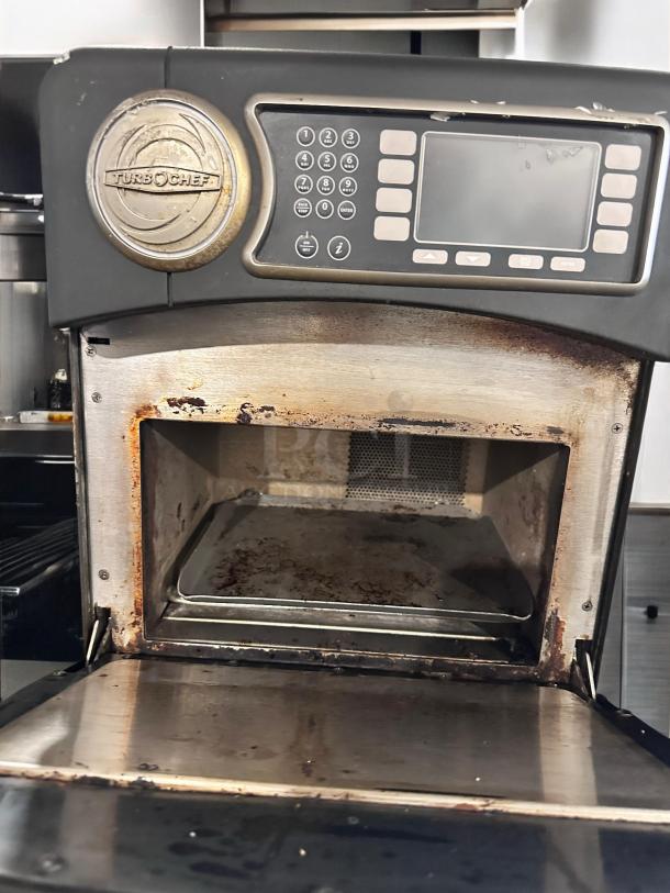 TurboChef Sōta high-speed convection oven, model NGO, in outstanding condition, 208/240V, fully tested, visible control panel.