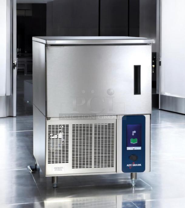 Alto-Shaam QC3-3 undercounter blast chiller/freezer, stainless steel, superb condition, tested, 115V, digital display.