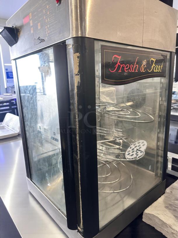 Star HFD-2A Humidity Cabinet/Pizza Warmer in outstanding condition, fully tested, 120V, with "Fresh & Fast" label.