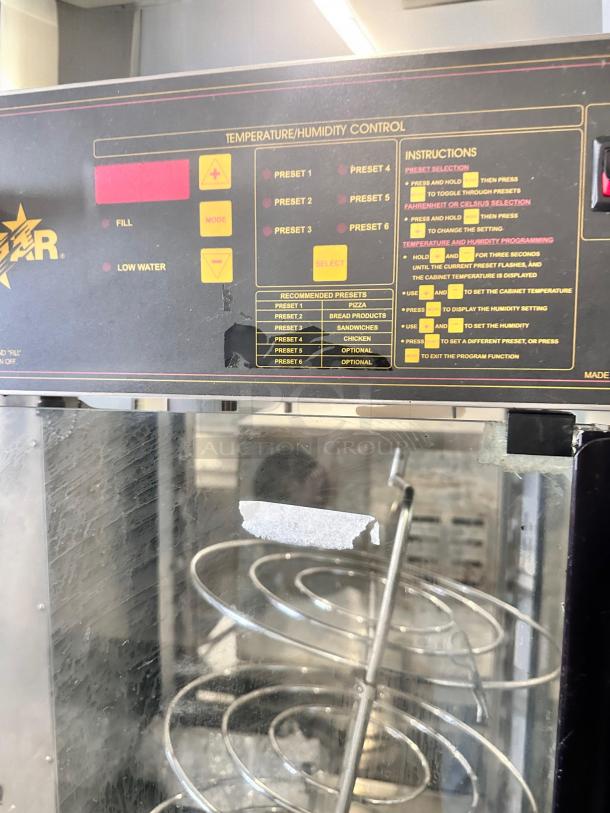 Star HFD-2A Humidity Cabinet, outstanding condition, control panel visible, fully tested, 120V, ideal for holding pizza warm.
