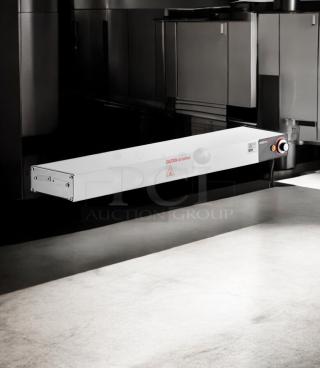 Brand new ServIt 423SWI30CP 30" single strip warmer with infinite controls. 120V, 650W, NSF & CE certified.