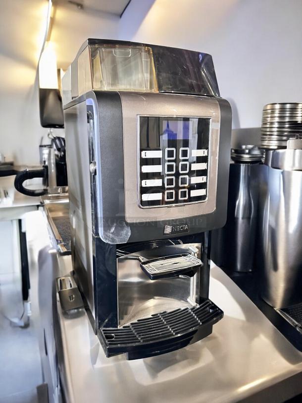 Outstanding condition Grindmaster-Cecilware KORINTO Prime Super Automatic Espresso Machine, 120V, fully tested, features intuitive controls.