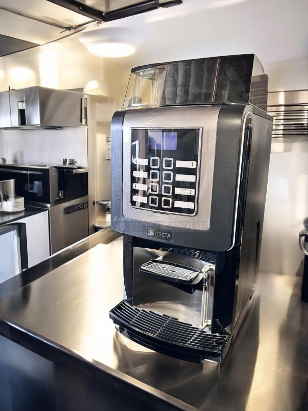 Grindmaster-Cecilware KORINTO Prime espresso machine, outstanding condition, 120V, fully tested, stainless steel finish.