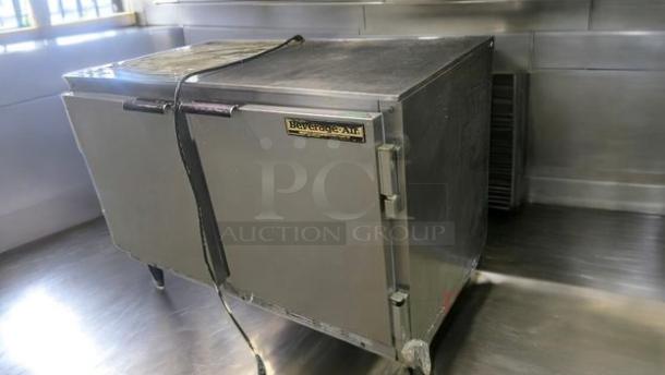 Beverage-Air UCR40 undercounter refrigerator in superb condition, stainless steel finish, 115V, fully tested and working.