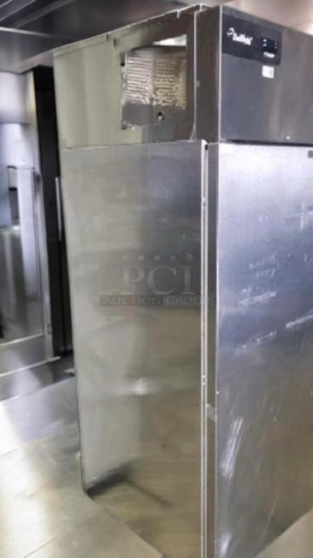 Manitowoc Delfield GBF1P-S-IJ single door reach-in refrigerator, stainless steel, excellent condition, 115V, commercial use.