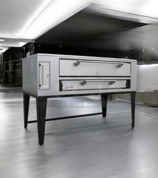 Outstanding Condition – Gas Deck-Type Pizza Oven – Single Deck – Fully Tested & Working! - Item #1211214