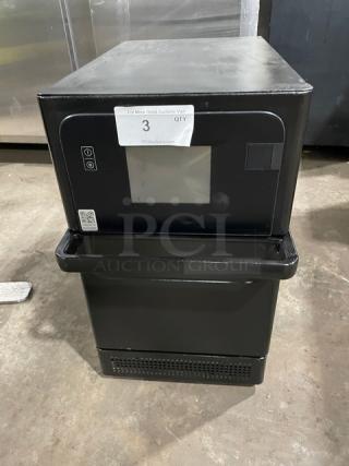 MerryChef Eikon E2S countertop rapid cook oven, late model, black, electric, 208/240V 1 phase, excellent condition.
