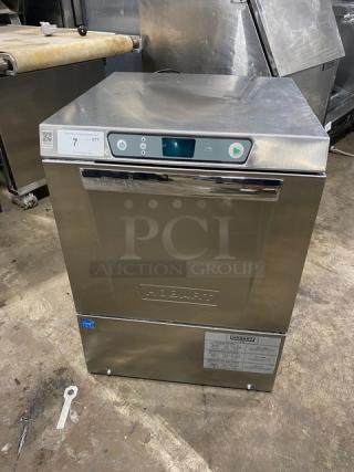 Hobart Advansys LXe Series commercial stainless steel undercounter dishwasher, Model LXER, high temperature, 120/208-240V, 1 Phase.