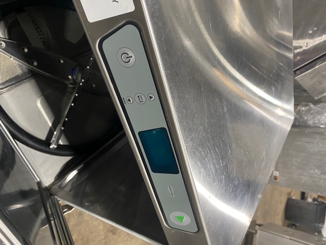 Modern digital control panel on Hobart undercounter dishwasher