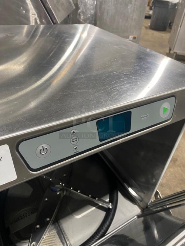 Hobart Advansys LXe Series stainless steel undercounter dishwasher, Model LXER, digital controls, high temperature, new condition.