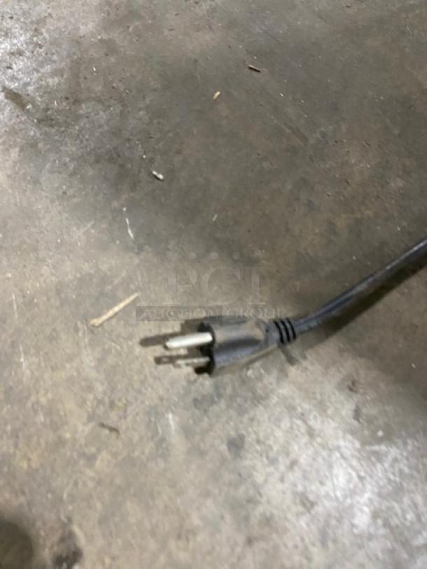 Power cord for Summit SCFR100MAN 44" chest cooler. Features for connecting to 120V outlet. Efficient for commercial use.