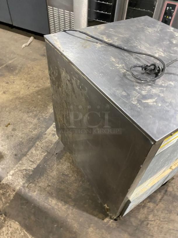 Beverage-Air UCF27AHC-23 undercounter freezer, stainless steel, single door, on casters, used condition.