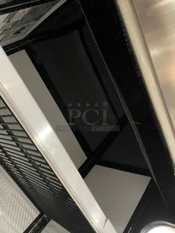 True Commercial Stainless Steel Refrigerated Merchandiser, Model TAC-30GS. Features adjustable wired racks, 115V, SN: 5194594.
