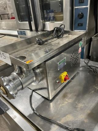Eser Makina Commercial Stainless Steel Electric Powered Countertop Meat Grinder/Mincer! - Item #1212446