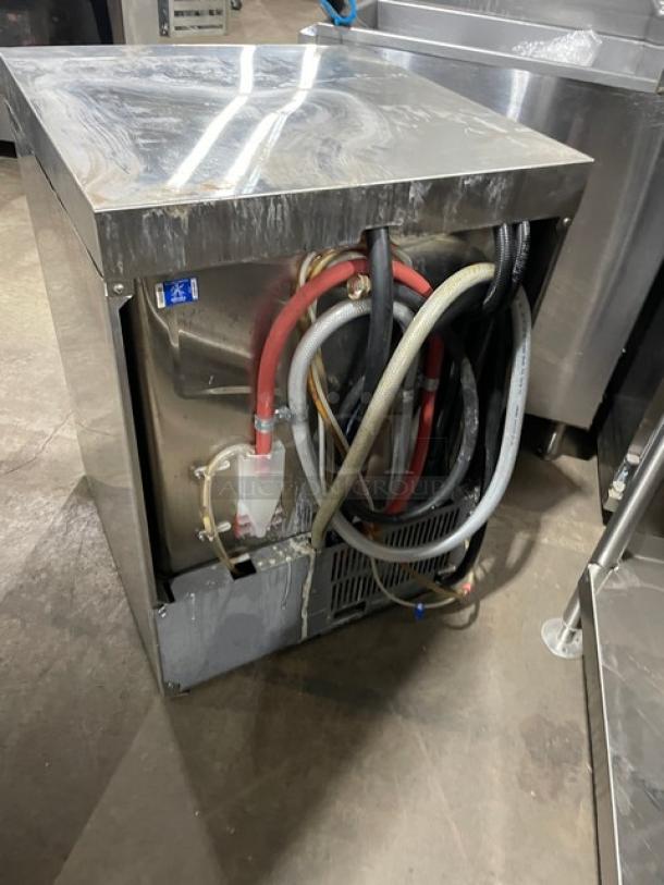 Champion UH130B-70M4 stainless steel high-temp undercounter dishwasher. Electric, 120-208/230V, 1 Phase. Used condition.