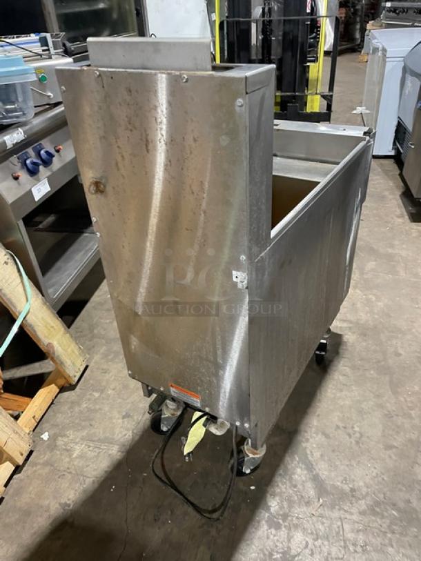Pitco Solstice SSPG14 12 Gal. Pasta Cooker/Rethermalizer, stainless steel, natural gas, digital controls, on casters, used.