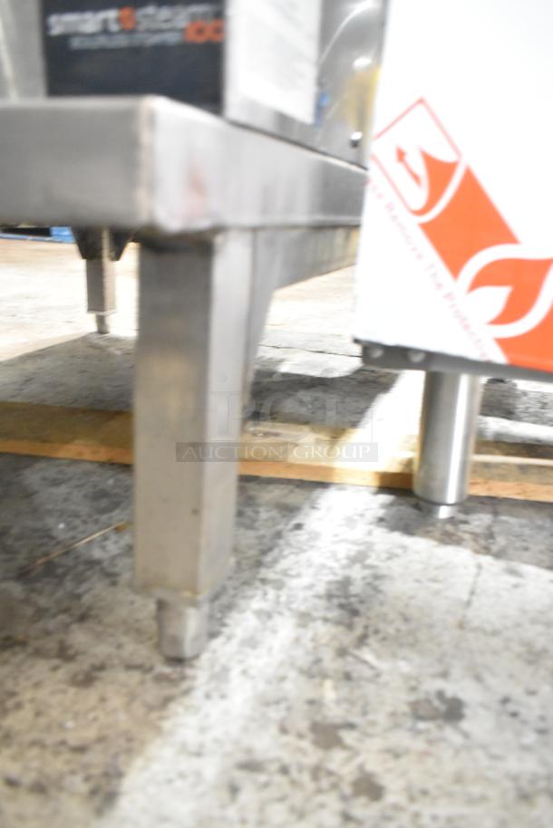 Groen (2)SSB-5GF stainless steel commercial propane steam cabinet legs, 2019 model, 58,000 BTU, for auction.