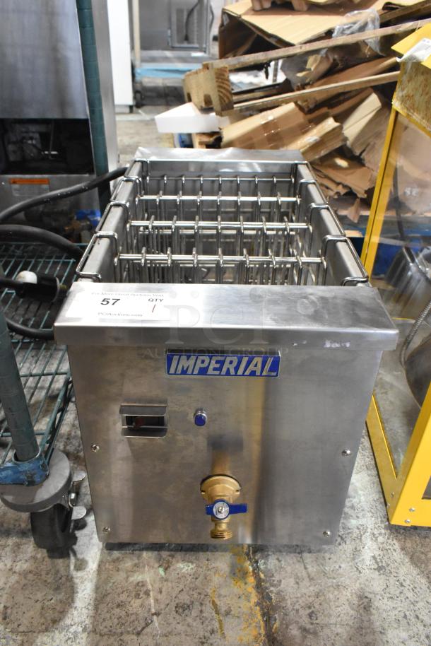Imperial IRTC-32-WS-E-208 stainless steel electric rethermalizer, 208 volts, 3 phase, excellent condition, visible labels.