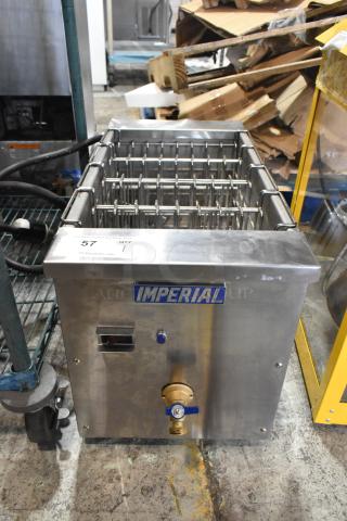 Imperial IRTC-32-WS-E-208 stainless steel electric rethermalizer, 208 volts, 3 phase, excellent condition, visible labels.