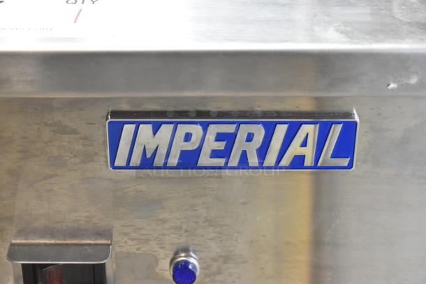 Imperial IRTC-32-WS-E-208 stainless steel rethermalizer, commercial countertop, electric, 208V, 3-phase, in good condition.
