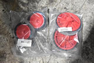 Two brand new Sioux Chief raised-head pipe barrel plugs, models 67A882ST602 and 67A882ST802, in sealed packaging.