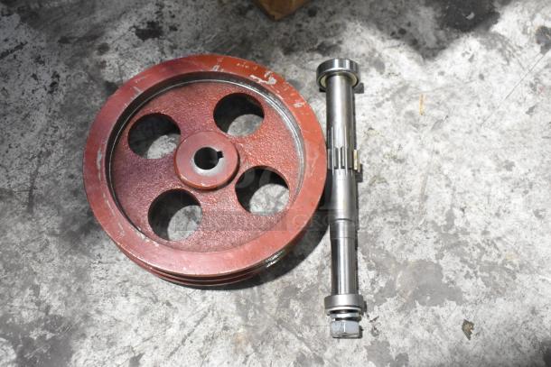 BRAND NEW Avantco 177PMX30HIAX Initiative Axle Assembly with visible scratches, compatible with MX30SHKIT, MX30MGKIT, MX30H.