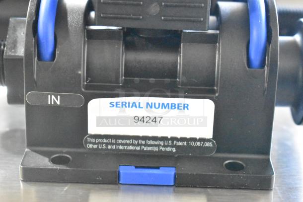 Bunn Filter Head with visible serial number 94247, new condition, patent details noted.