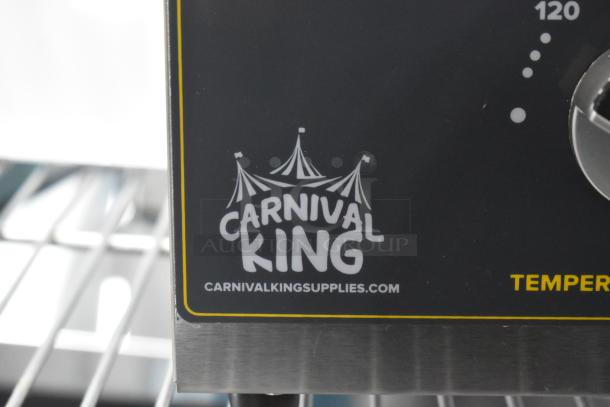 Carnival King 382RWLL35 3.5 Qt. Warmer, stainless steel, brand new with minor scratches, 120V, 1-phase.